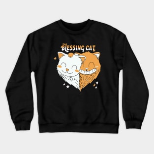 tbc loving cat Crewneck Sweatshirt